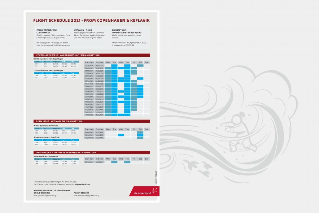 Air Greenland Layout for print - Design - Air Greenland Group